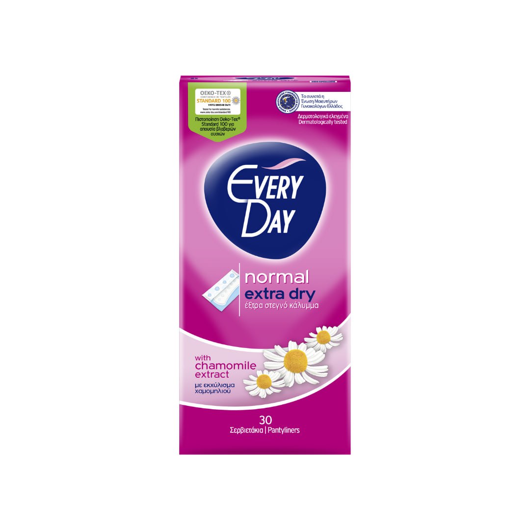 EveryDay Daily Sanitary Pads 30 Regular Size Pads