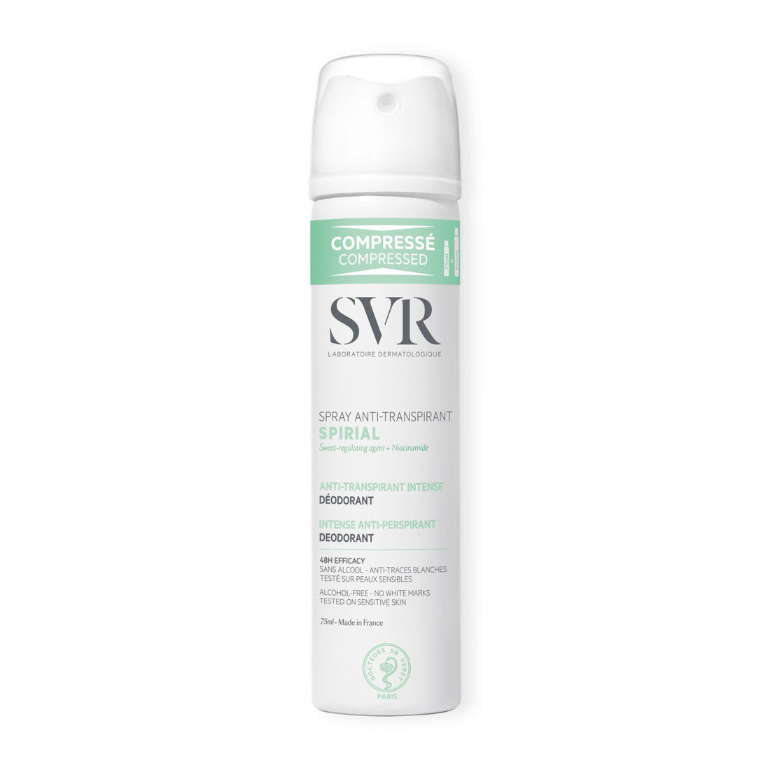 Svr Spirial Vegetable Deodorant Spray Sweat Regulator 48hr 75 ML