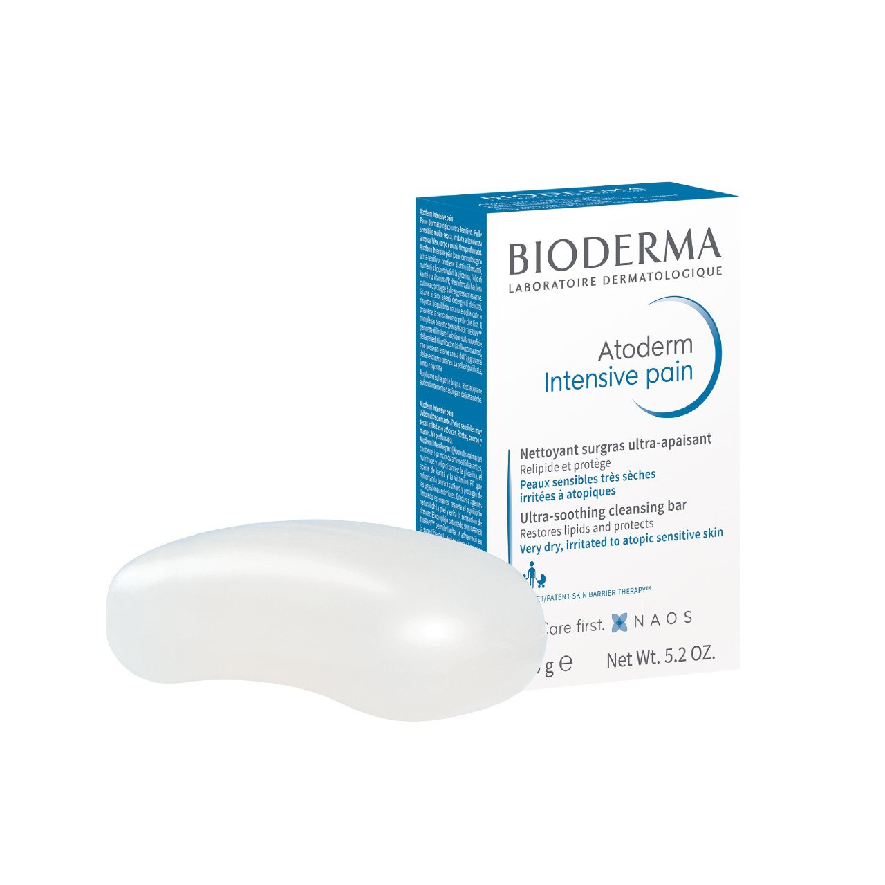 Bioderma Atoderm Intensive Baby Soap Bar From Gently Cleanses 150gm