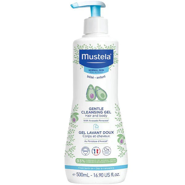 Mustela Soap-free Cleansing Gel Hair and Body Wash 500 ml