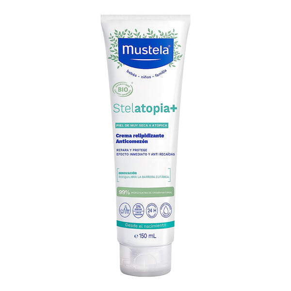 Mustela Stelatopia Lipid-Replenishing Cream for Very Dry to Atopic Skin