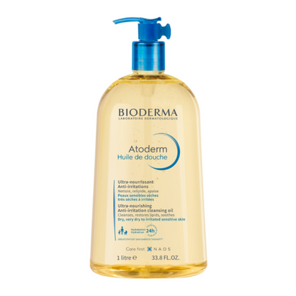 Bioderma - Cleansing Shower Oil - Atoderm Ultra-nourishing Anti-irritation 1 litre