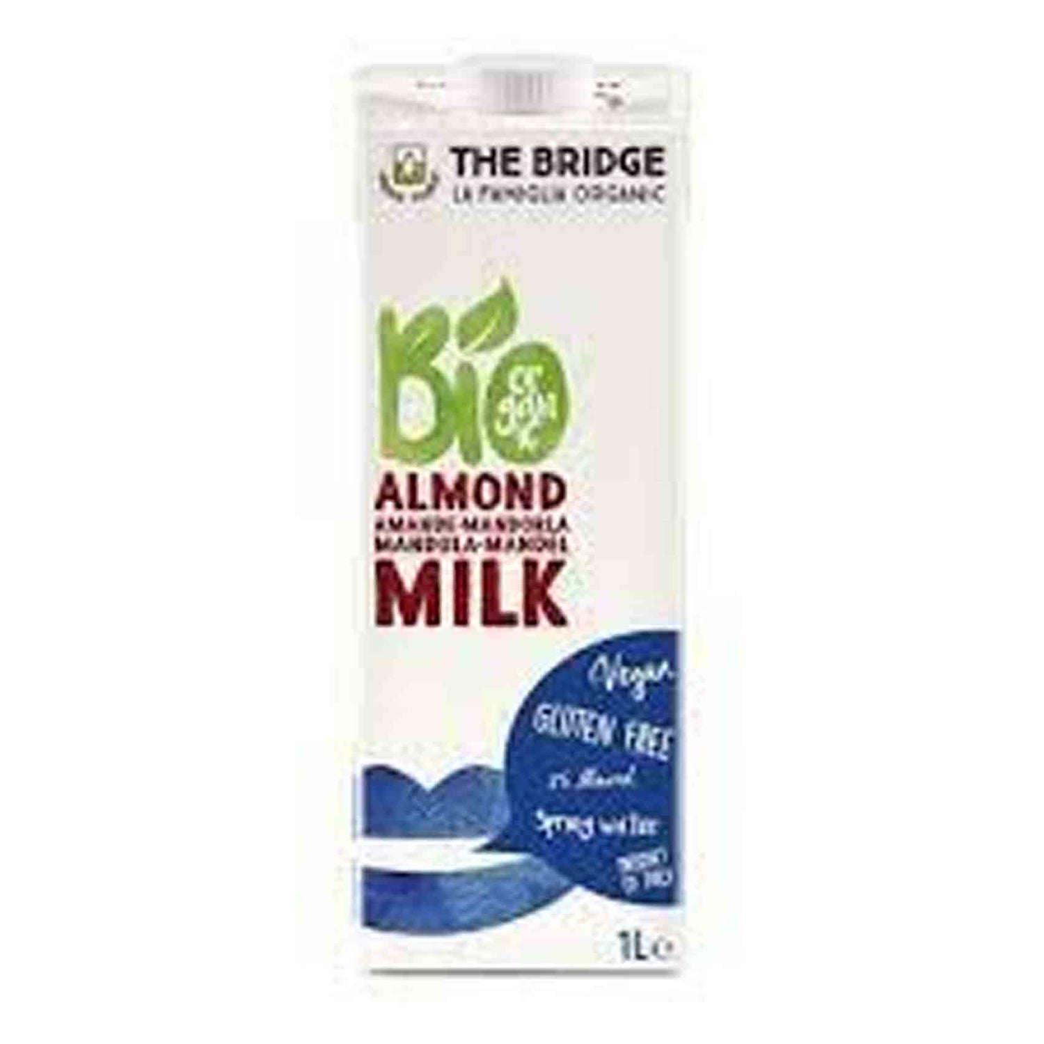 The Bridge Bio Organic Gluten And Sugar Free Drink Almond 1 Liter