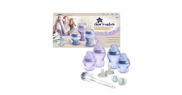 Tommee Tippee Closer To Nature Newborn Starter Set - Purple