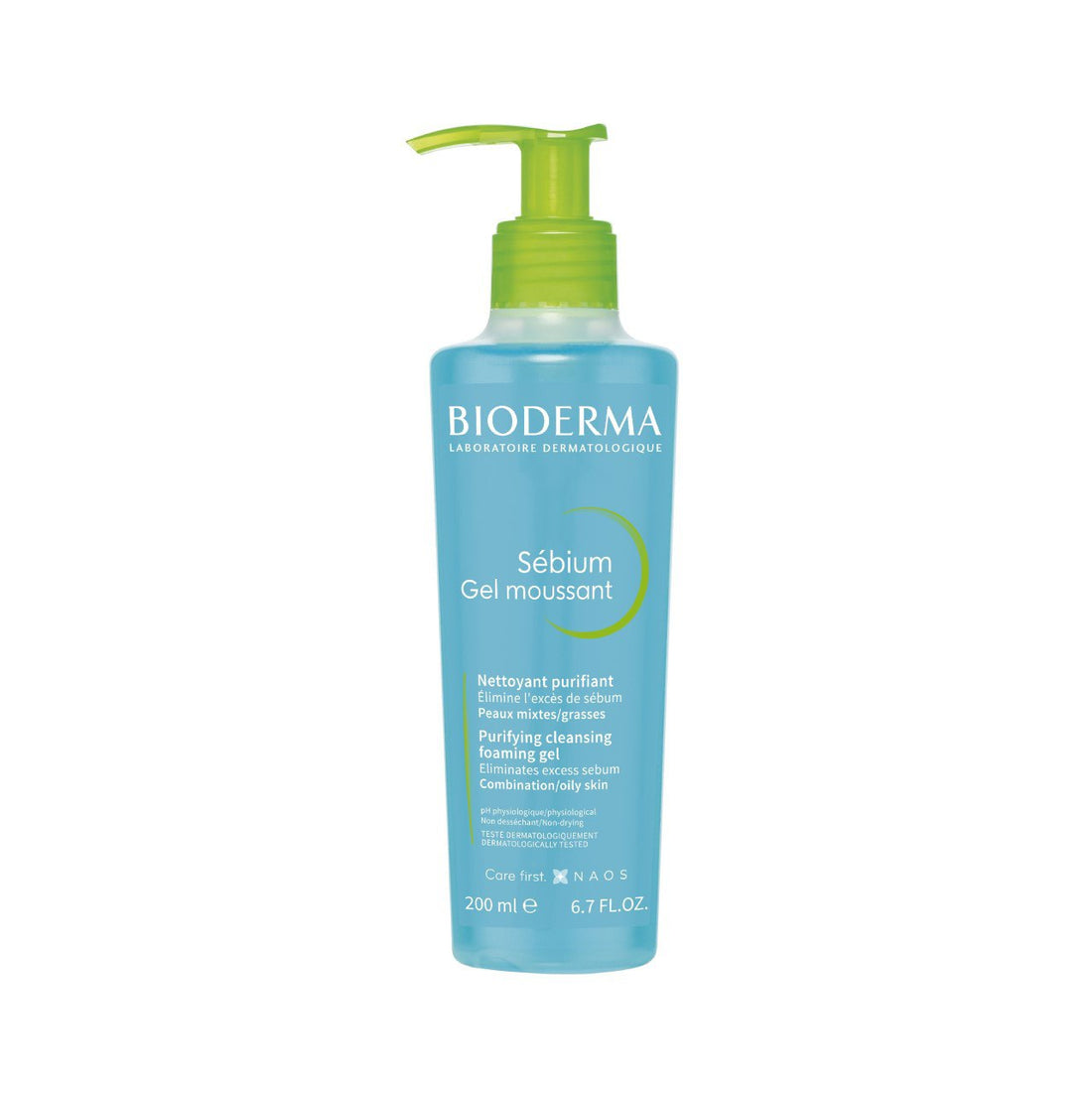 Bioderma - SEBIUM MOUSSANT 200ML | purifying cleansing gel for acne prone skin