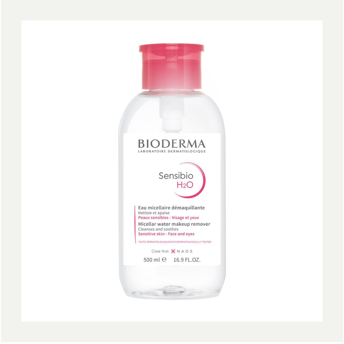 Bioderma Sensibio H2O Soothing Micellar Cleansing Water Pump, 500 Ml