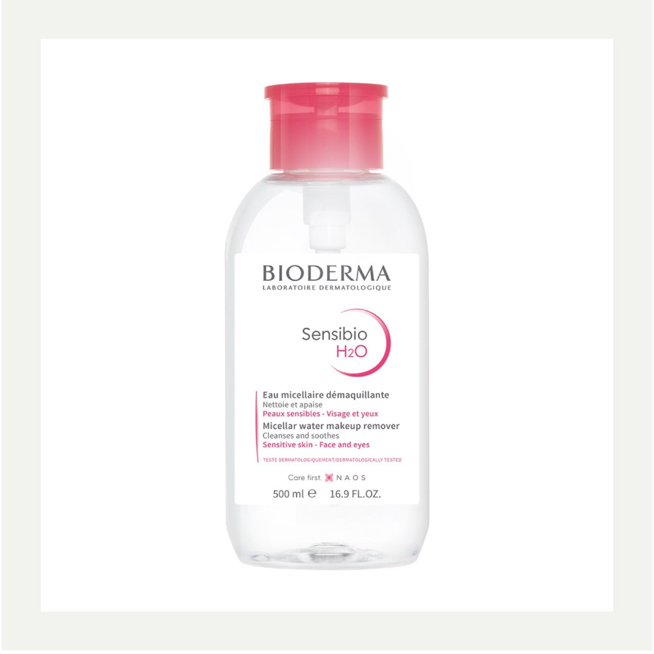 Bioderma Sensibio H2O Soothing Micellar Cleansing Water Pump, 500 Ml