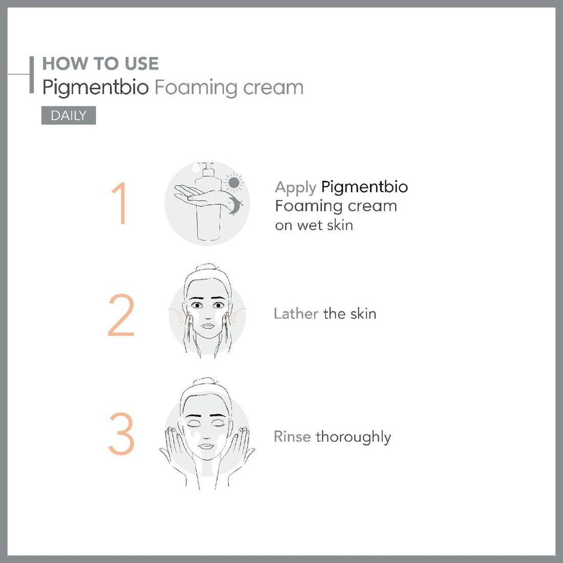 Bioderma - PIGMENTBIO Foaming cream 500ML | Exfoliating cleansing cream