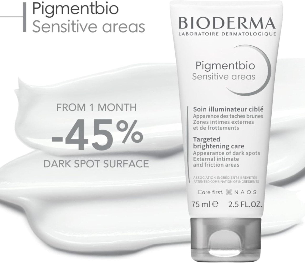 Bioderma Pigmentbio Sensitive Areas Soin Éclaircissant Ciblé | 75ML