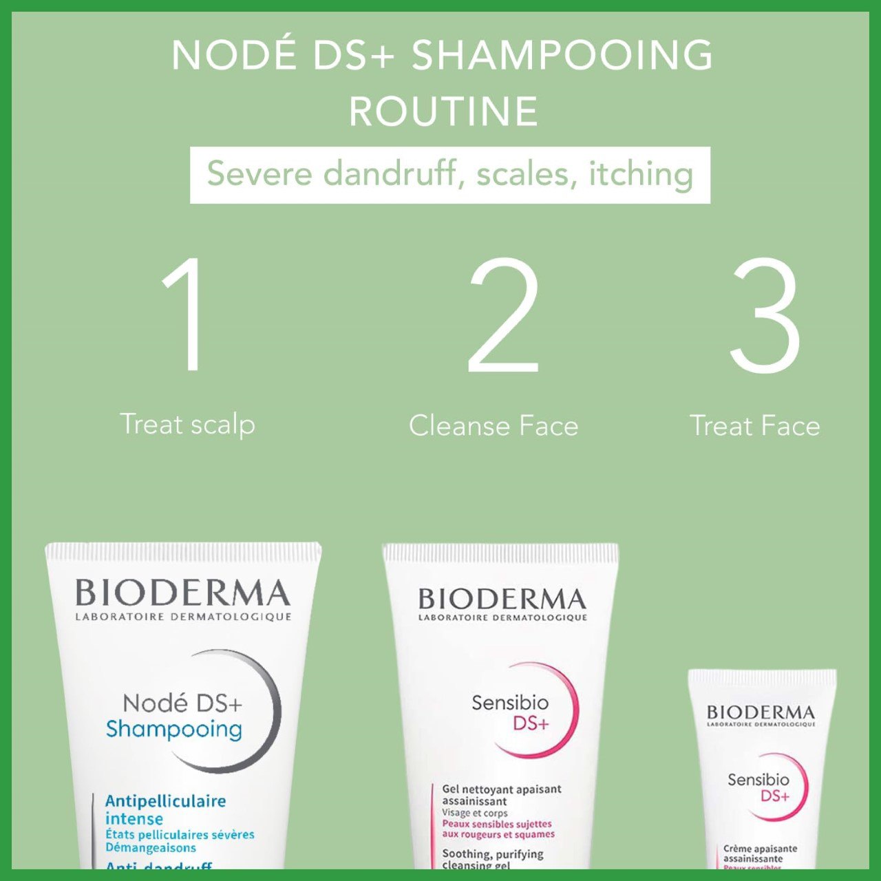 Bioderma Nodé DS+ Anti-Dandruff Intense Shampoo 125ml