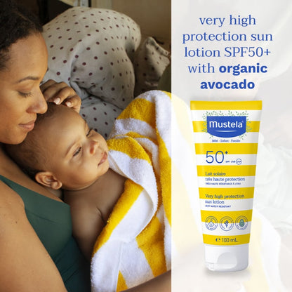 Mustela Very Hight Protection Sun Lotion 100ml  Suitable for all the family