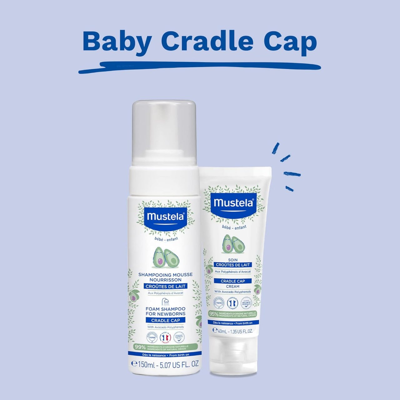 Mustela cradle cap cream