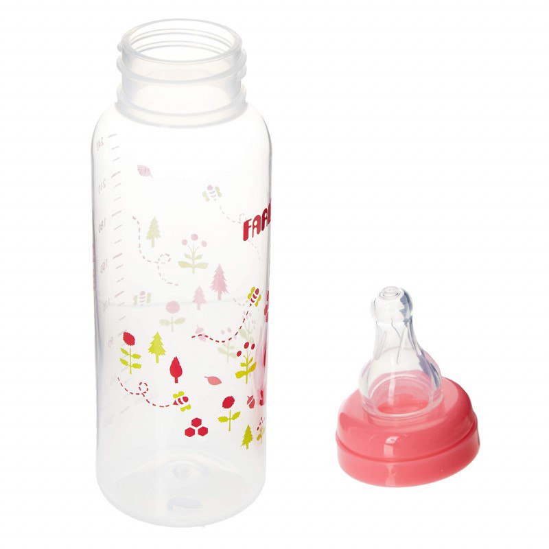 Farlin, Standard Neck Natural Feeding Bottle, Pink , 240ml