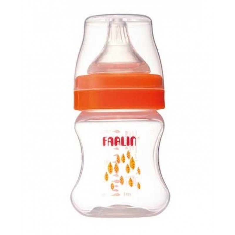 Farlin Feeding Bottle, 140ml, Orange Color