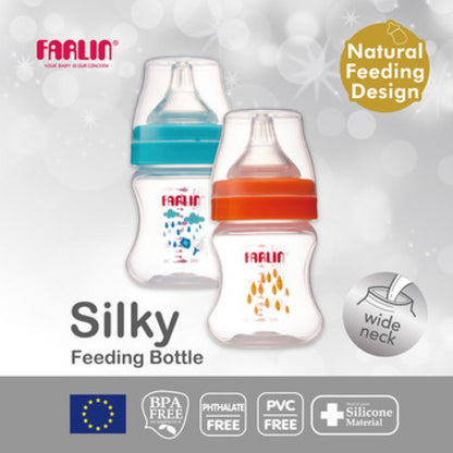 Farlin Feeding Bottle, 140ml, Orange Color