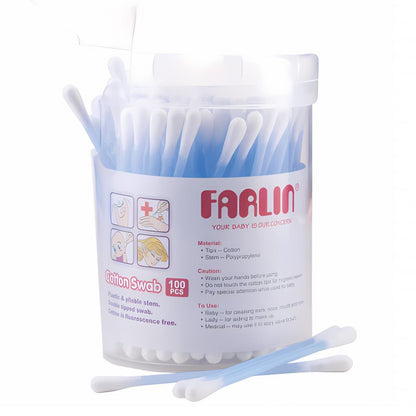 Farlin - Paper-Stem Cotton Buds 100 pieces,