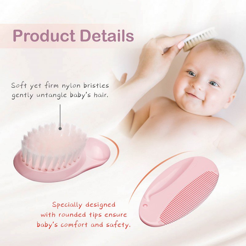 Farlin - Baby Comb &amp; Brush Set,