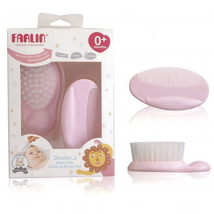 Farlin - Baby Comb &amp; Brush Set,