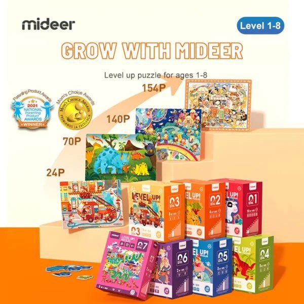 Mideer - Level Up Puzzle 7 World Travel View Mideer