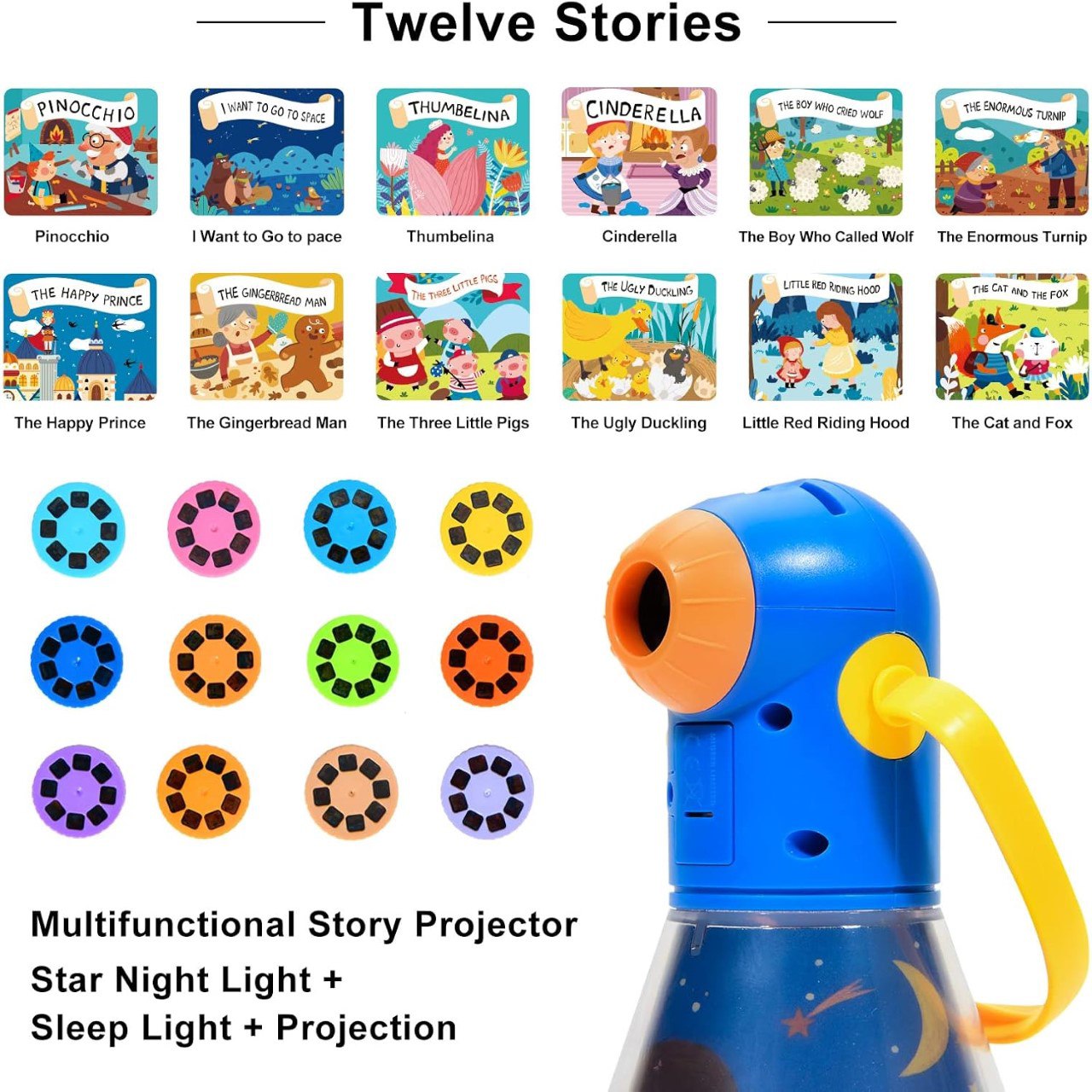 MiDeer Story Disc Films for Kids - 4 Stories