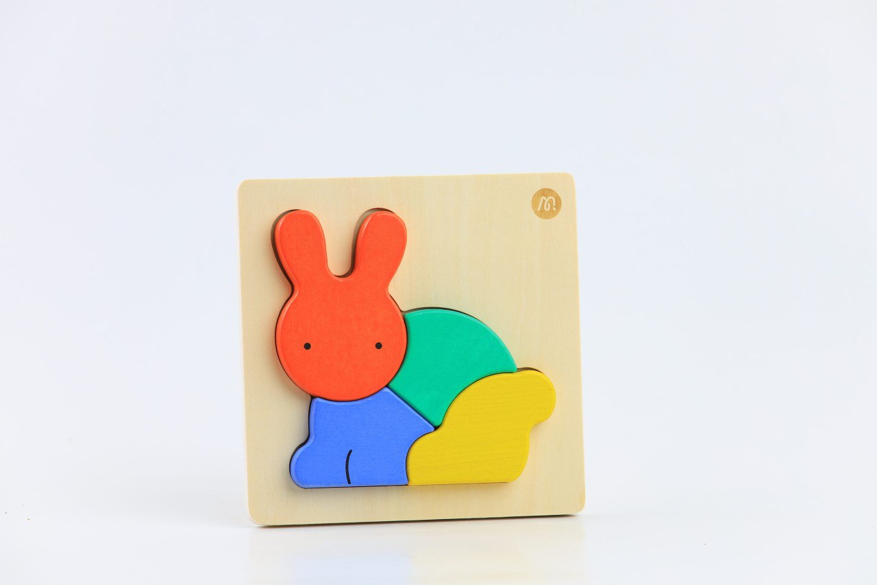 Mideer Wooden Building Blocks – Rabbit