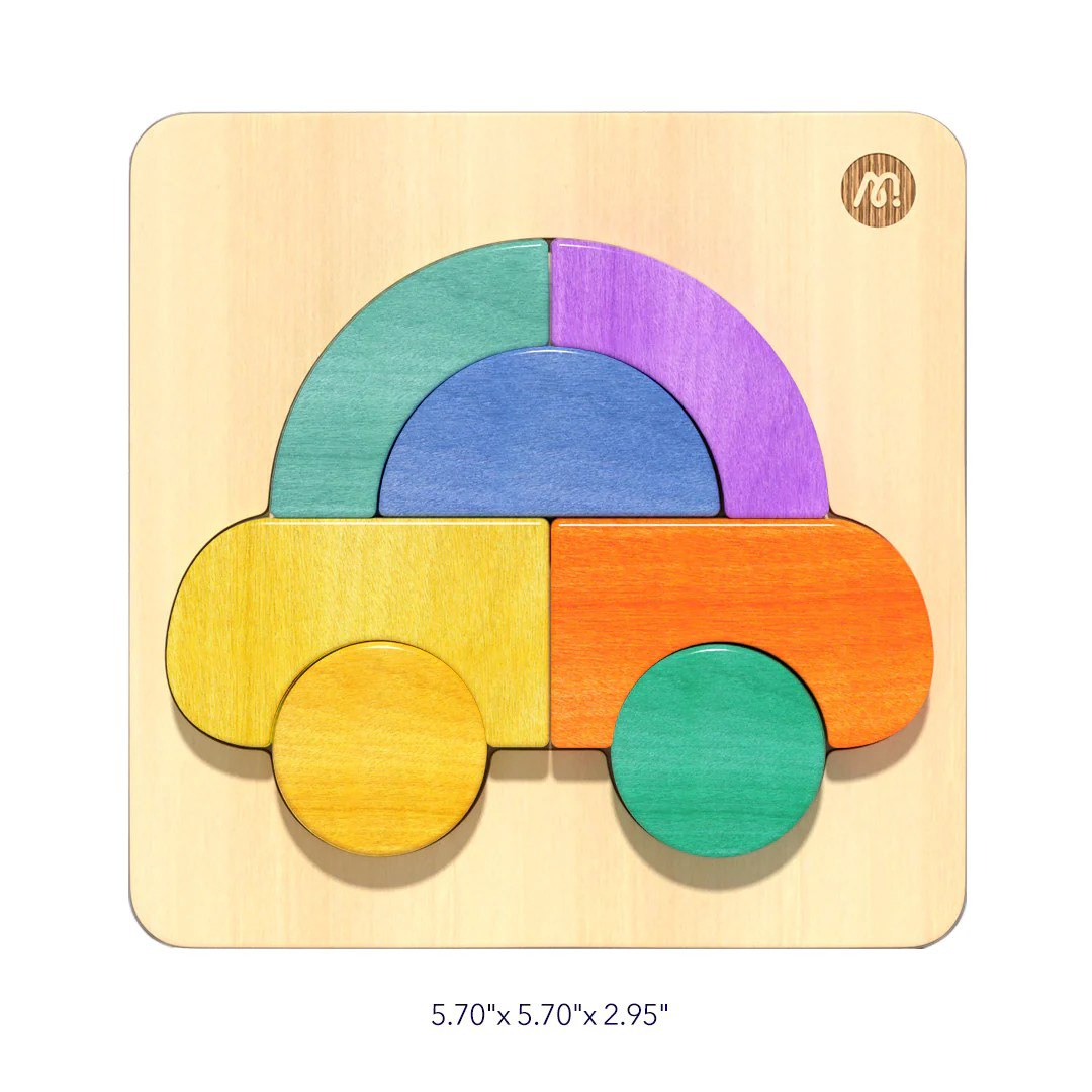 Mideer Wooden Building Blocks – Car