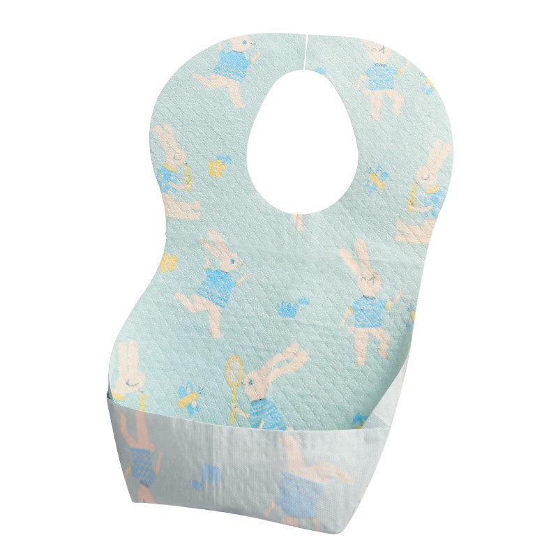 Mideer Disposable Baby Bib – Blue Bunny 20pcs