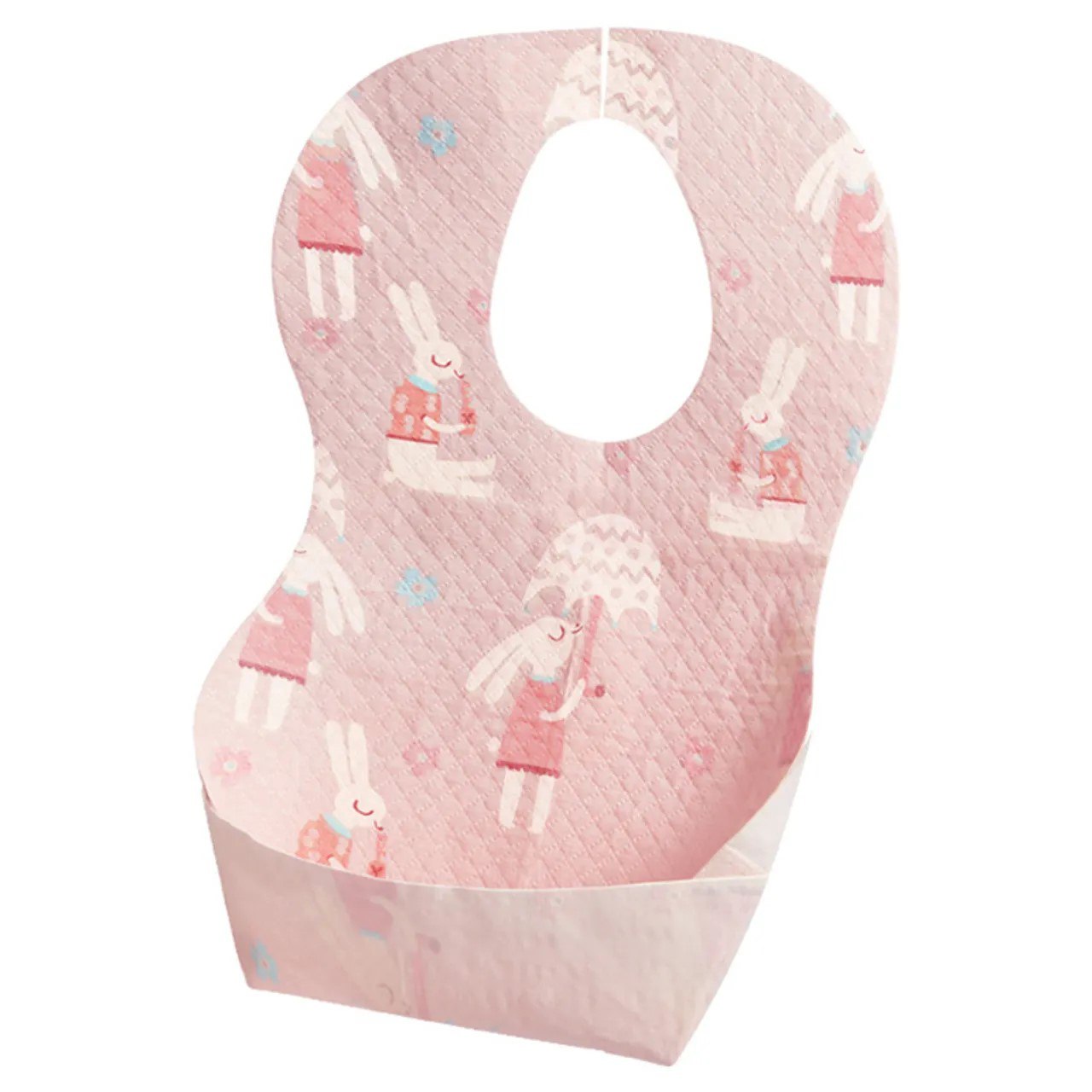 Mideer Disposable Baby Bib – Pink Bunny 20pcs