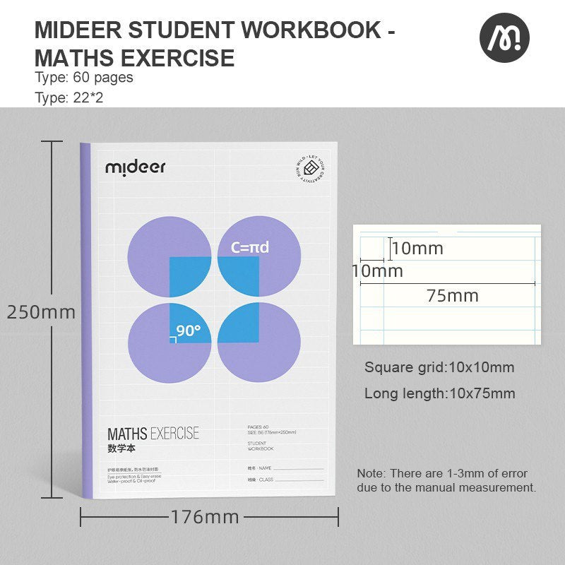 Mideer - Student Workbook - Maths Exercise