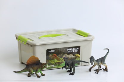 Mideer Dinosaur Toys Set - 24Pcs