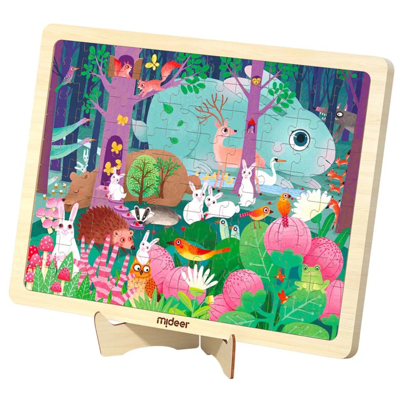 Mideer Wooden Puzzle – Bunny’s Time Travel 100P