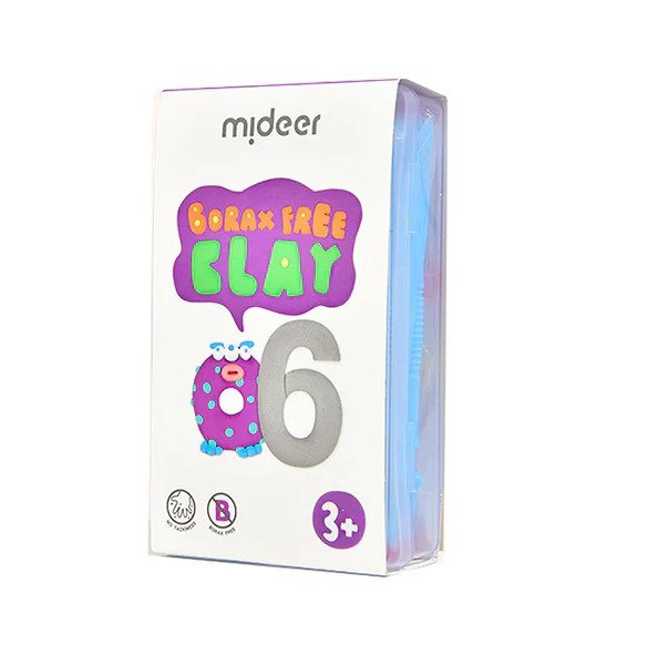 Mideer - Borax Free Clay: 6 Colors