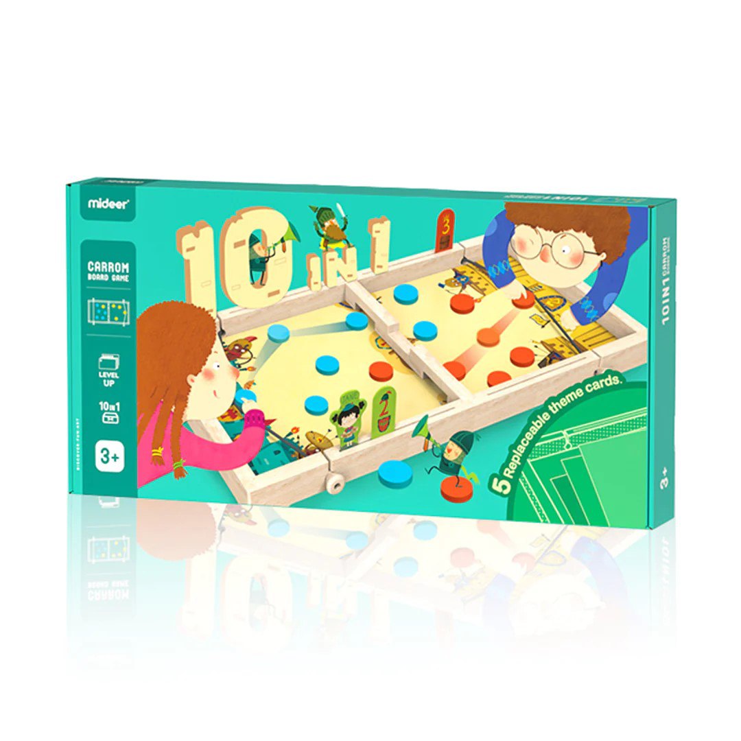 Mideer 10 in 1 Carrom Board Game