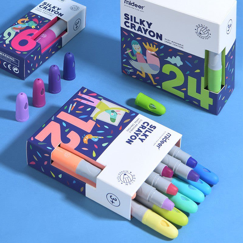 Mideer - Sliky Crayon: 6 Colours