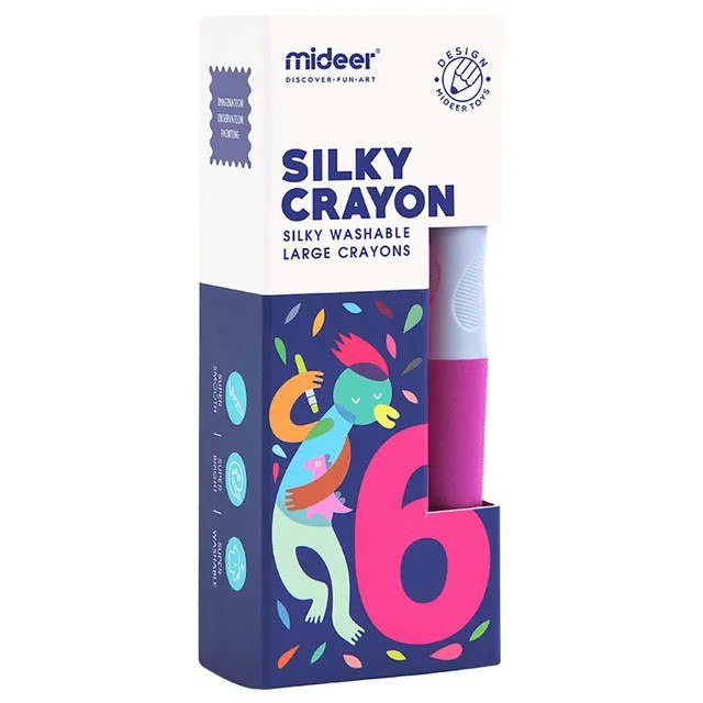 Mideer - Sliky Crayon: 6 Colours