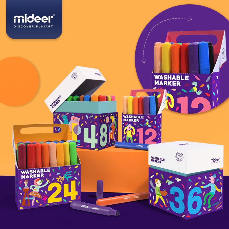 Mideer - Washable Marker-12