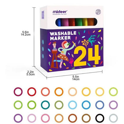 Mideer - Washable Marker-24