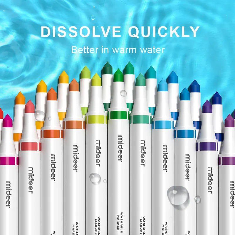 Mideer - Washable Marker Small Tip 3Colors