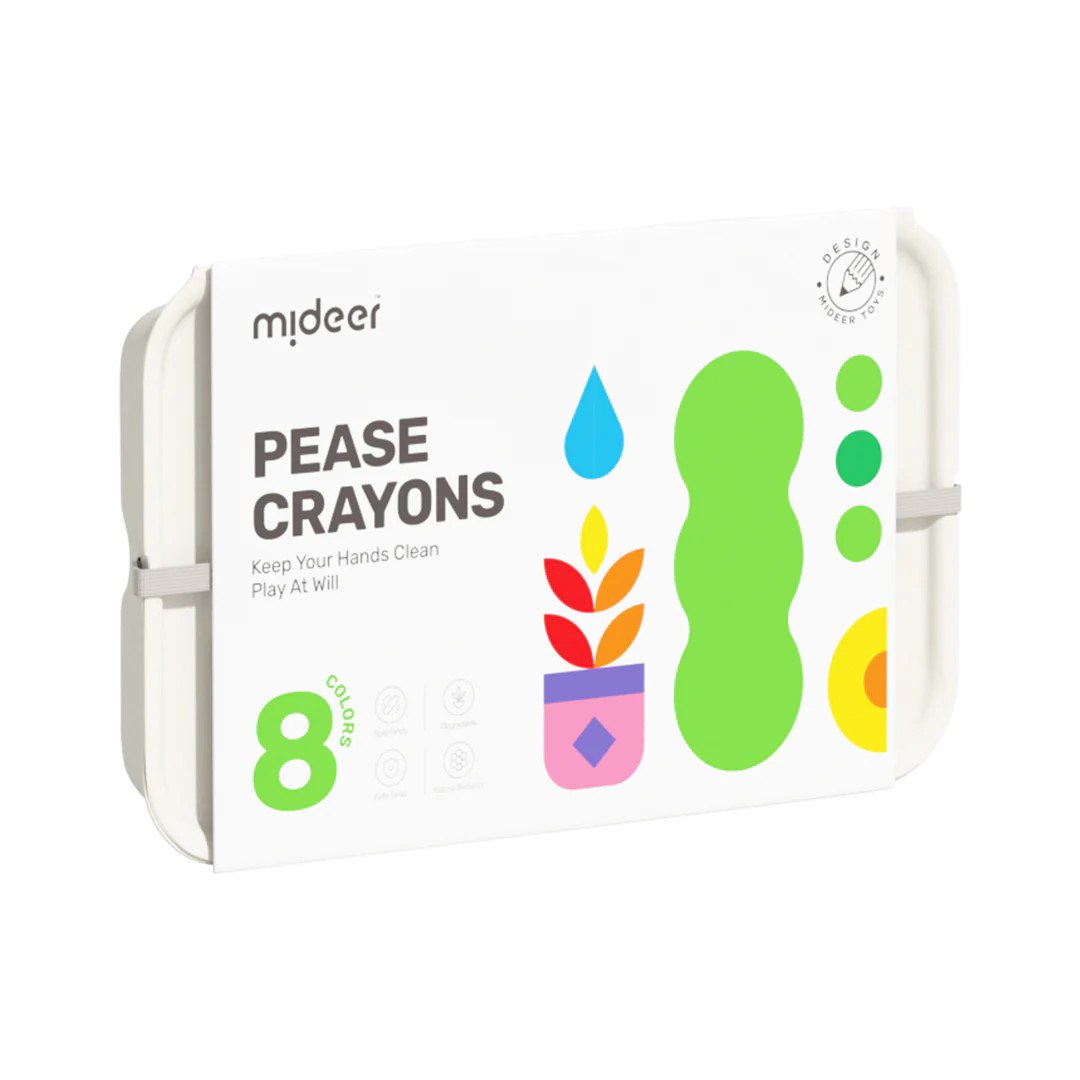 Mideer - Peas Crayons - 8 Colors