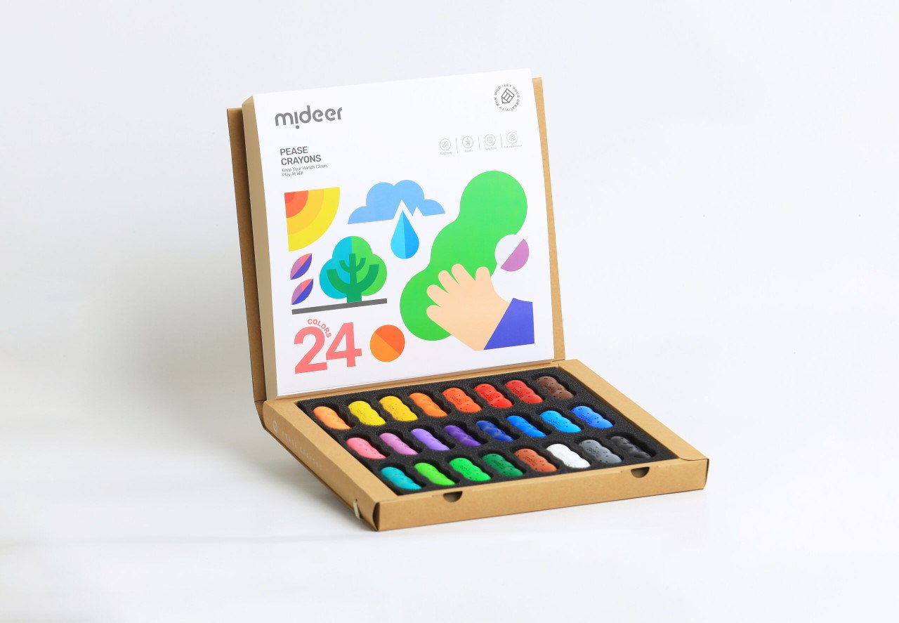 Mideer - Peas Crayon - 24 Colors