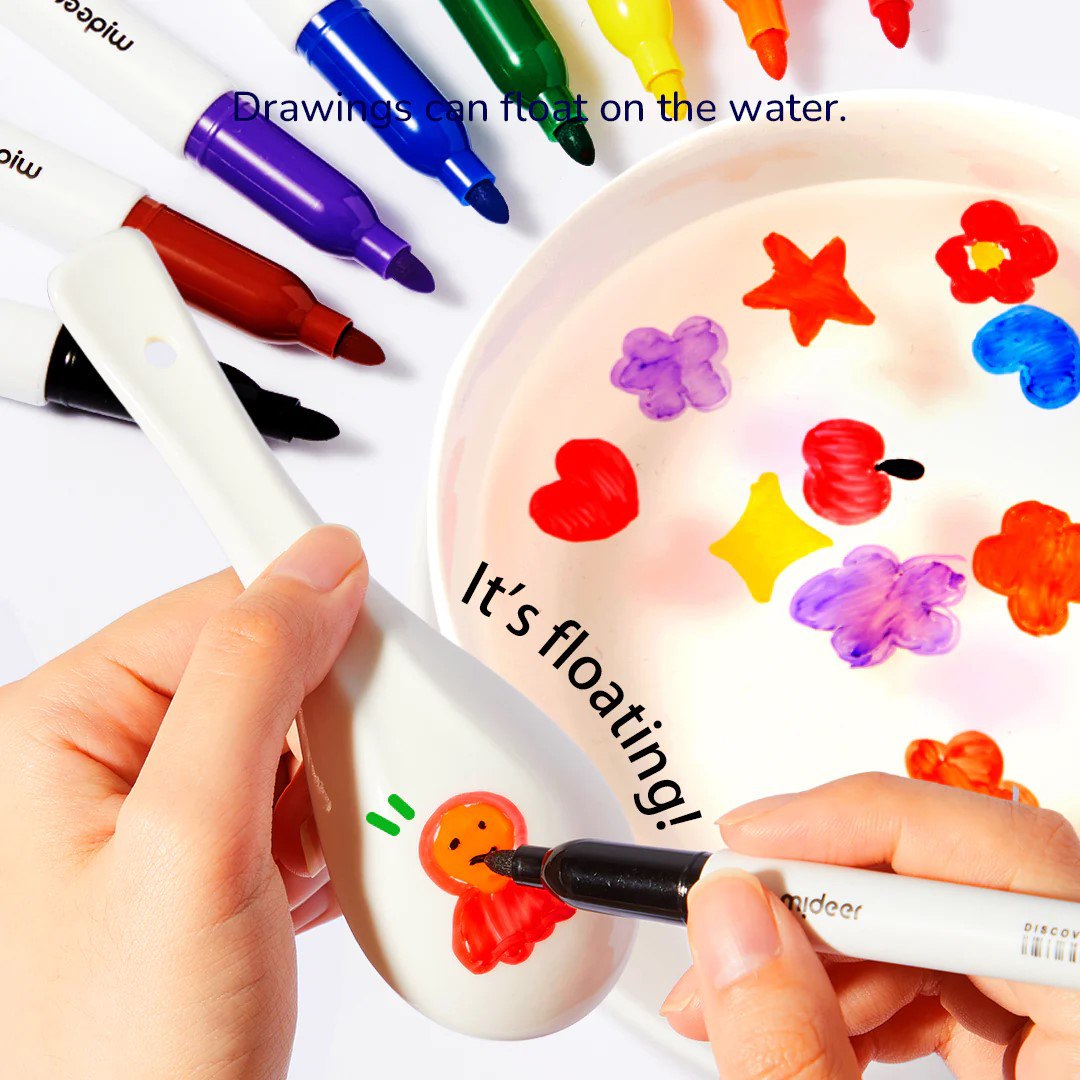 Mideer little artyst whiteboard marker-8 colors