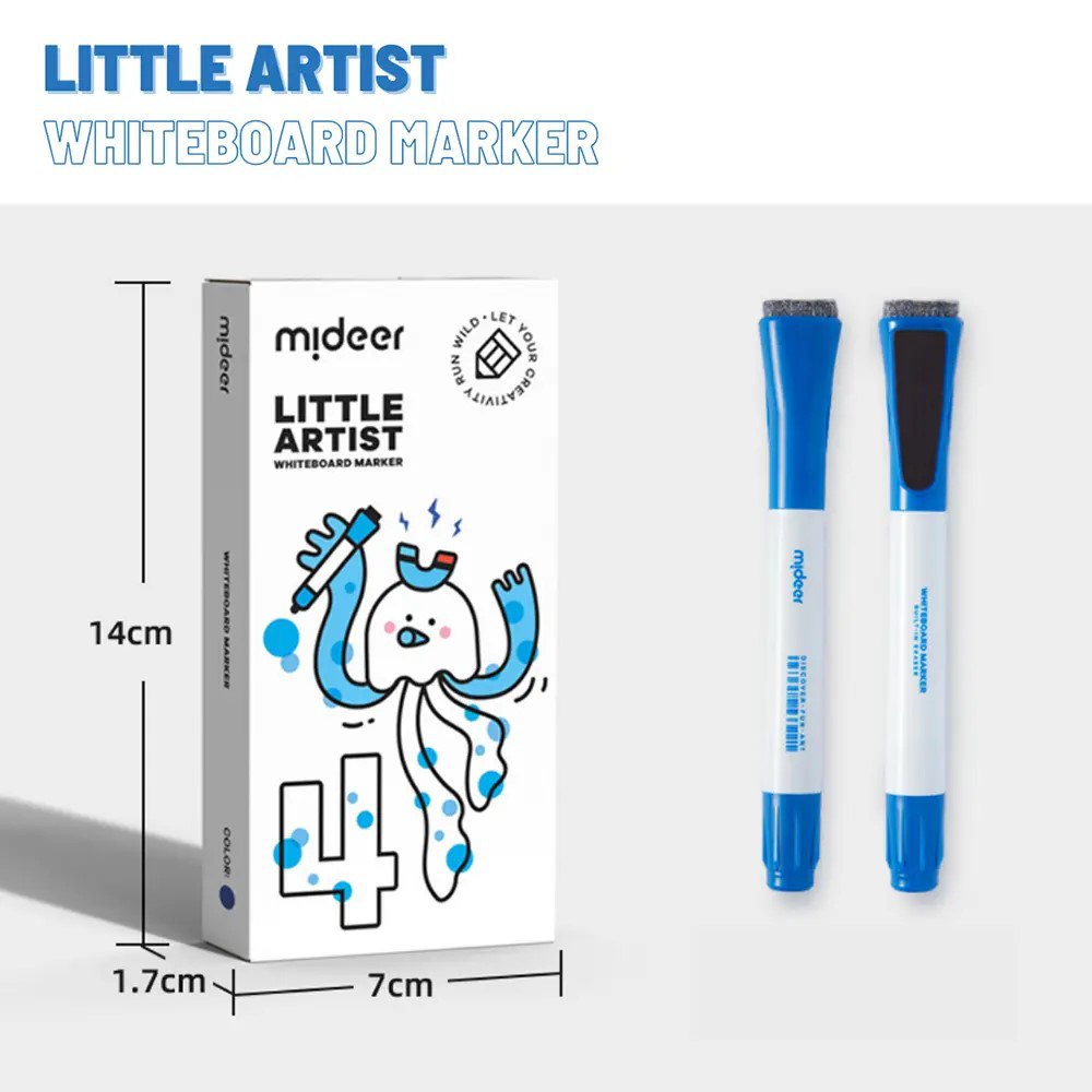 Mideer Little Artist Whiteboard Marker – Blue