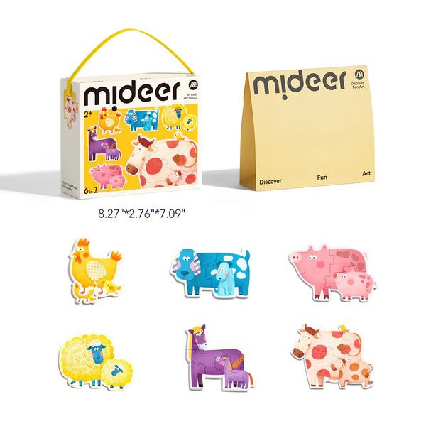 Mideer - My First Artist Puzzle - Farm Animals