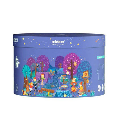 Mideer – 150P Round Puzzle -A Day In The Forest