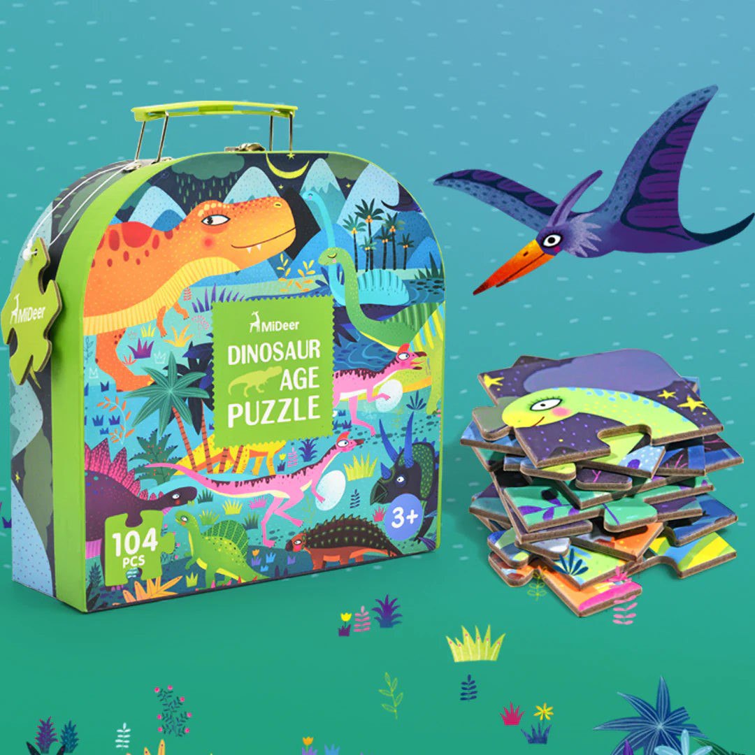 Mideer - Gift Box Puzzle - Dinosaur Age