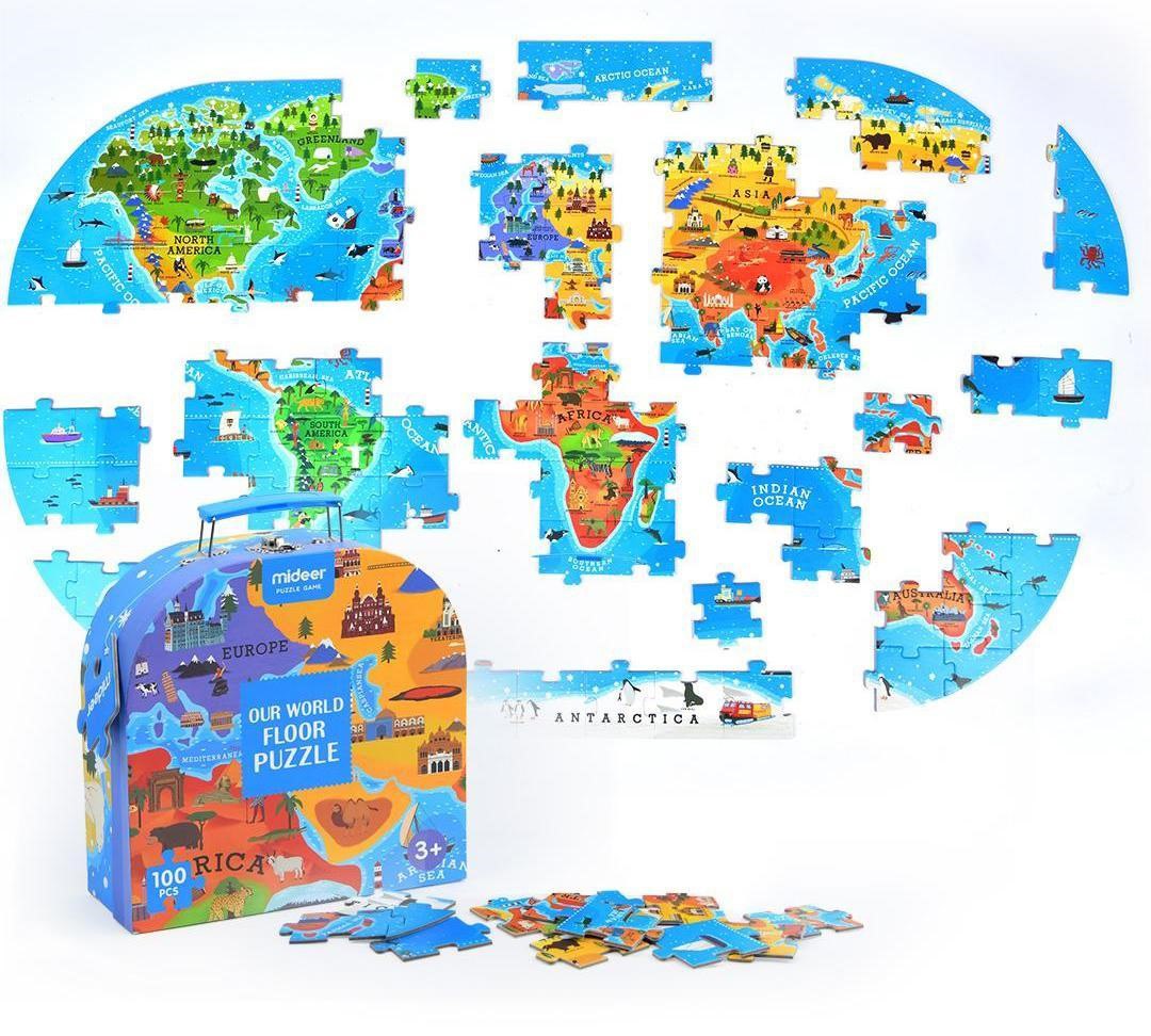 Mideer Gift Box Puzzle- Our World