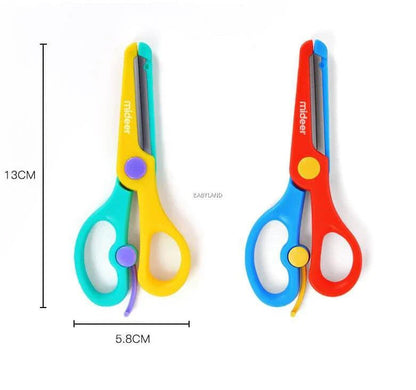 Mideer Kids Scissors Red Blue