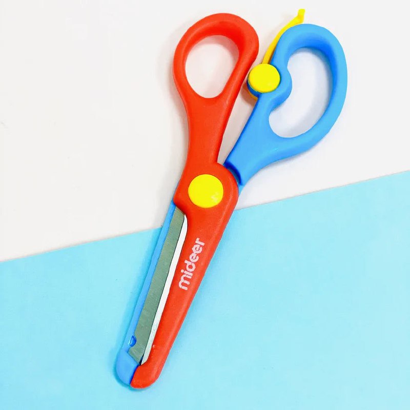 Mideer Kids Scissors Red Blue