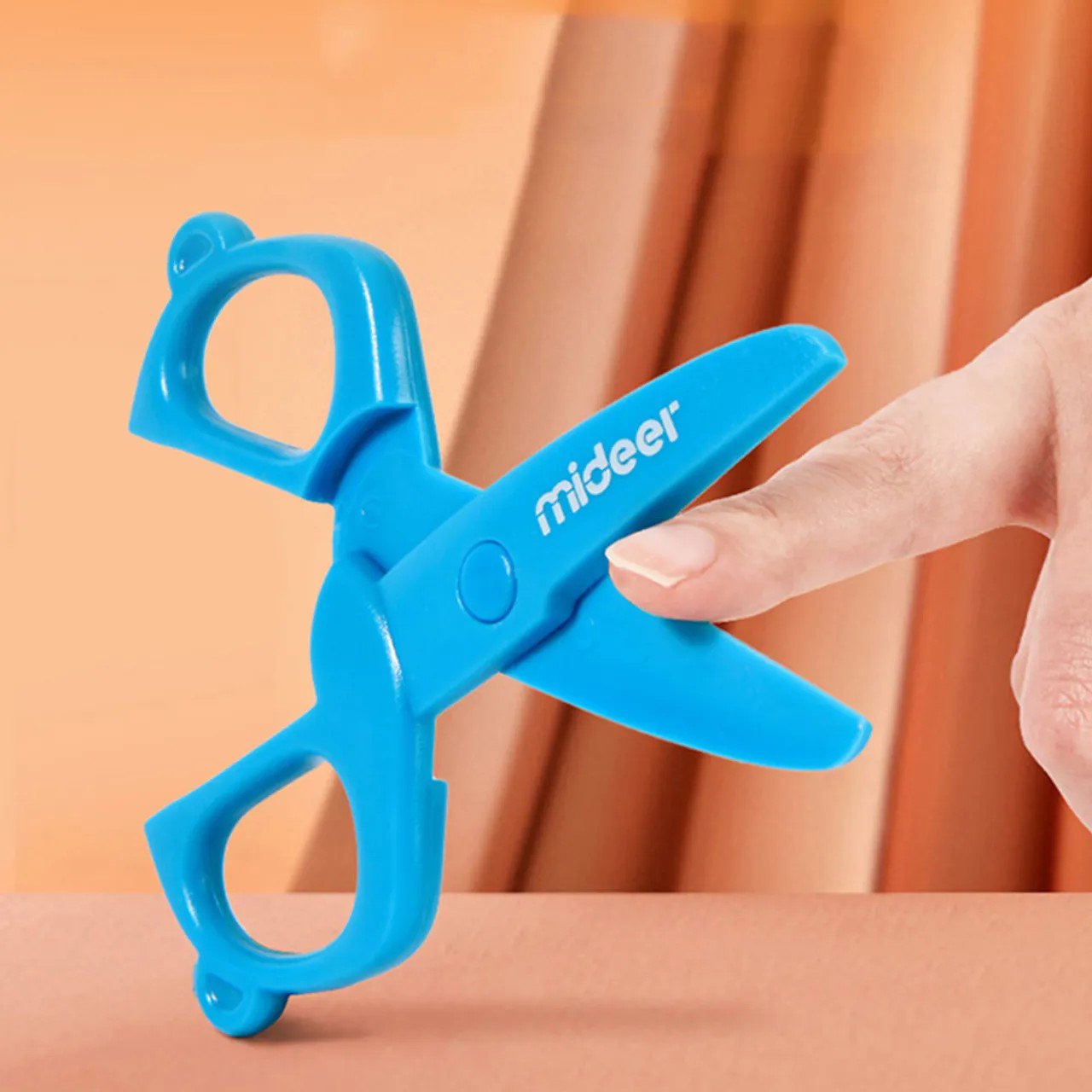 Mideer Kids Scissors Blue