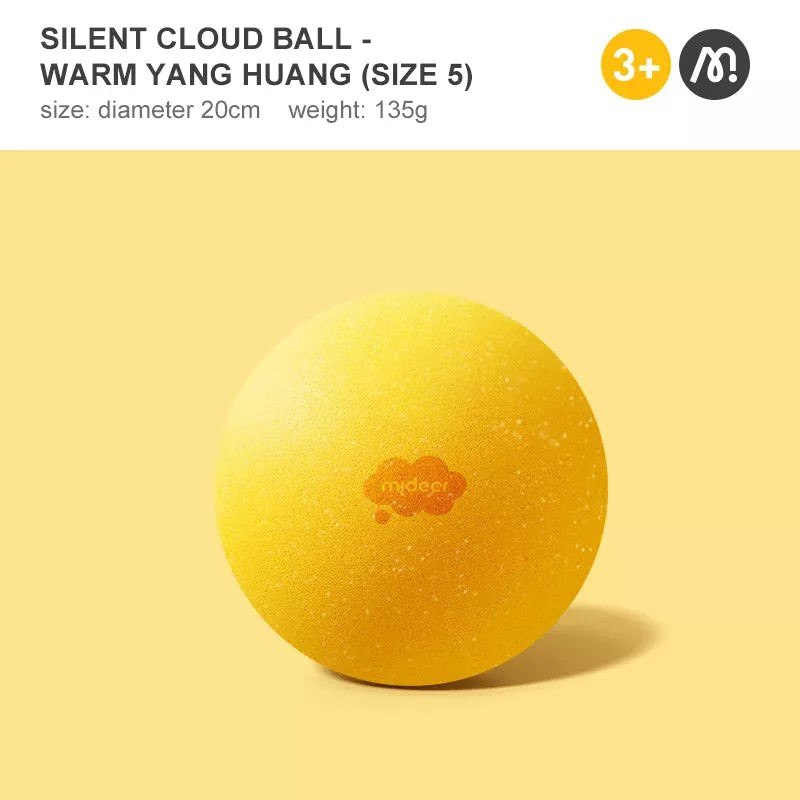 Mideer - Quiet Fluffy Ball - Sunshine Yellow 20Cm